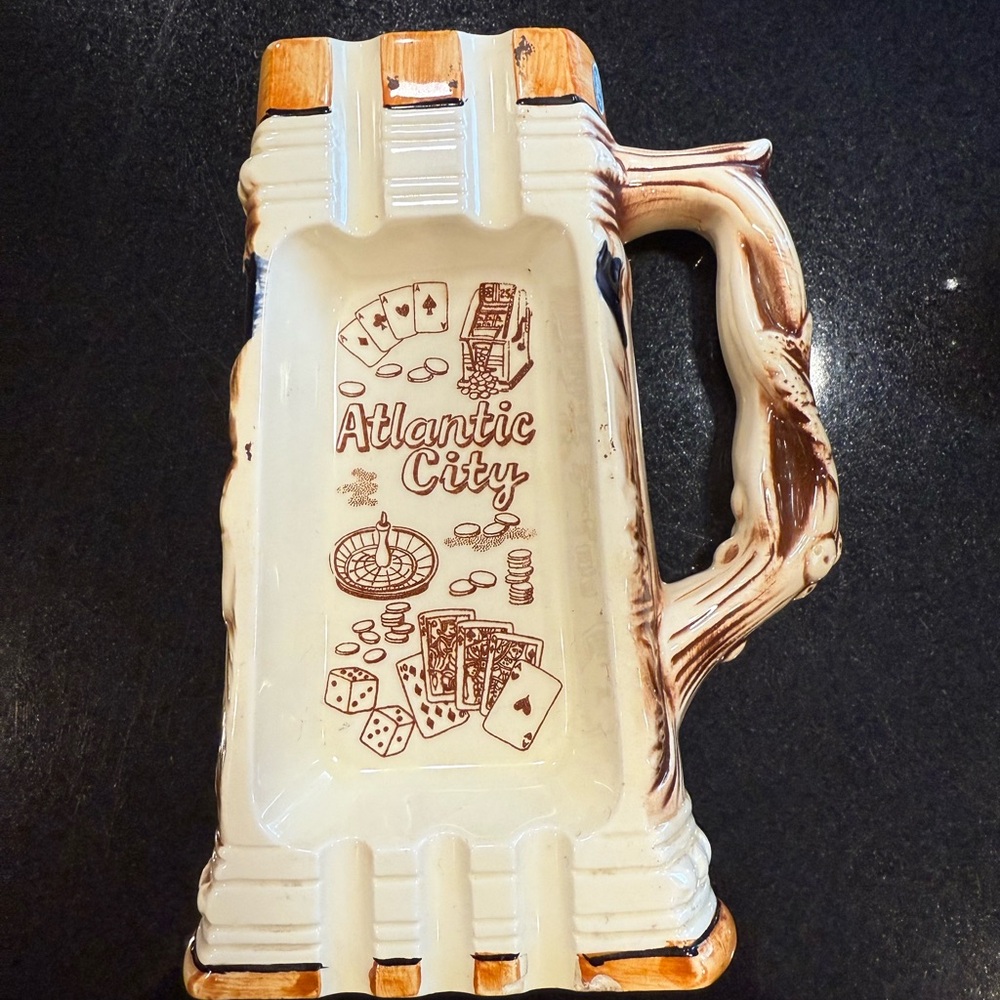 Atlantic City Ceramic ashtray